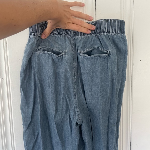 Abercrombie and fitch drawstring chambray pants - Picture 3 of 5